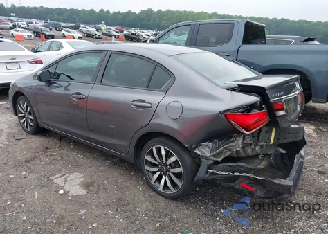 2015 Honda Civic Exl z USA, uszkodzony, nr VIN 19XFB2F96FE095329